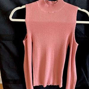 Open shoulder sweater